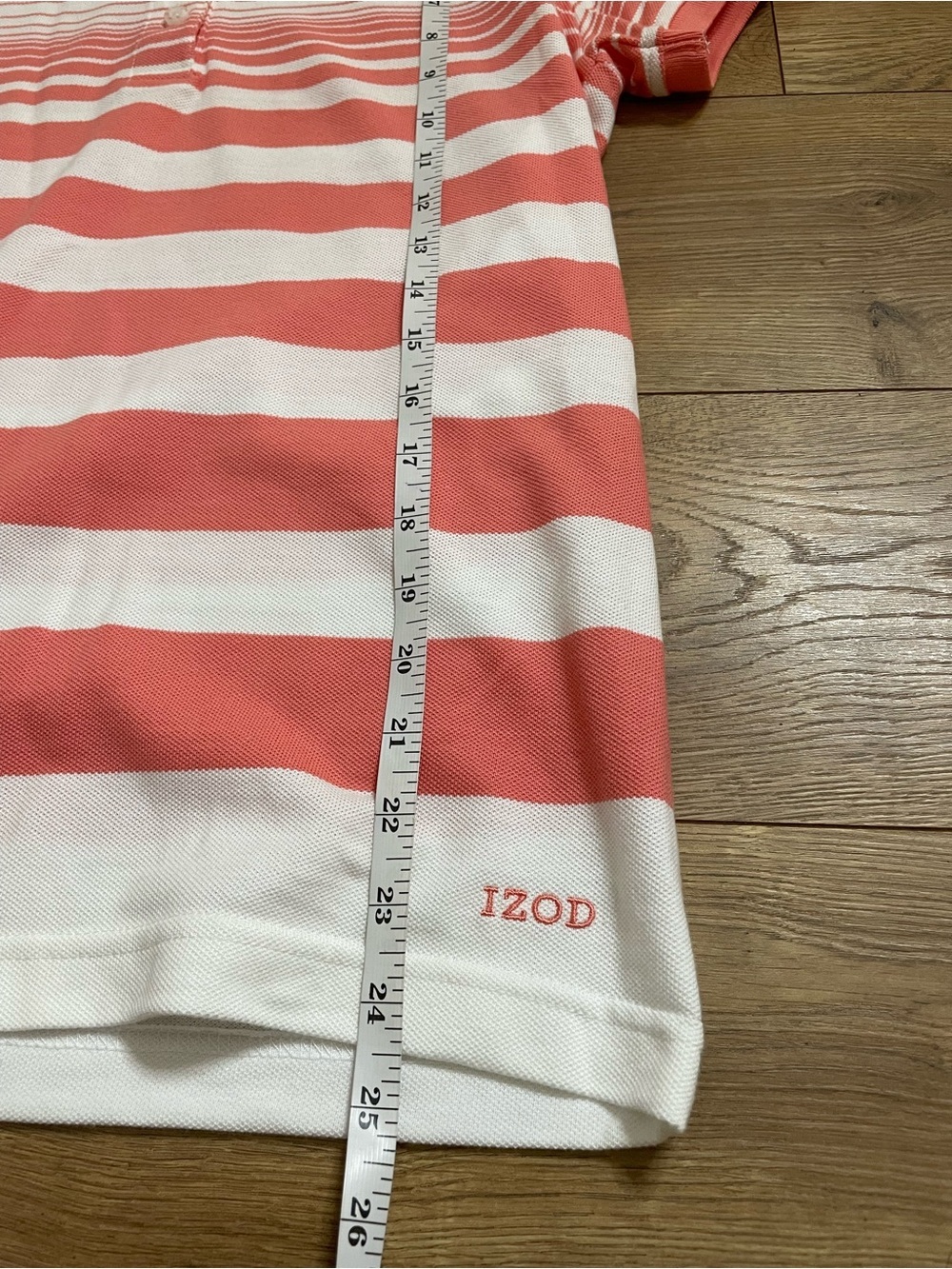 IZOD Women's Striped Polo Shirt - Size M - Picture 11 of 12